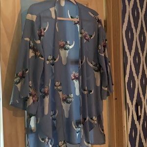 Boho Western Kimono